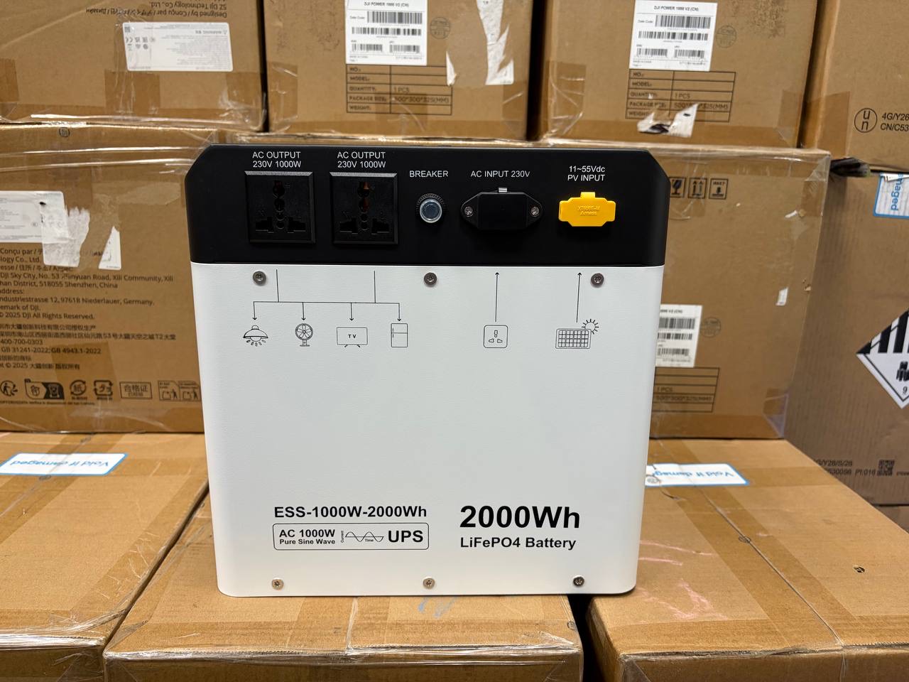 Электростанция JQB power 1000W-2000Wh