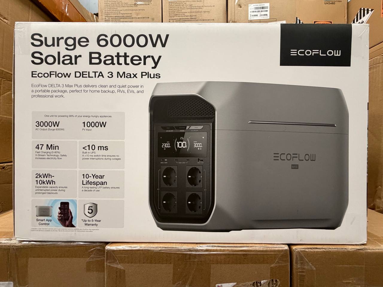 Электростанция EcoFlow Delta 3 Max Plus