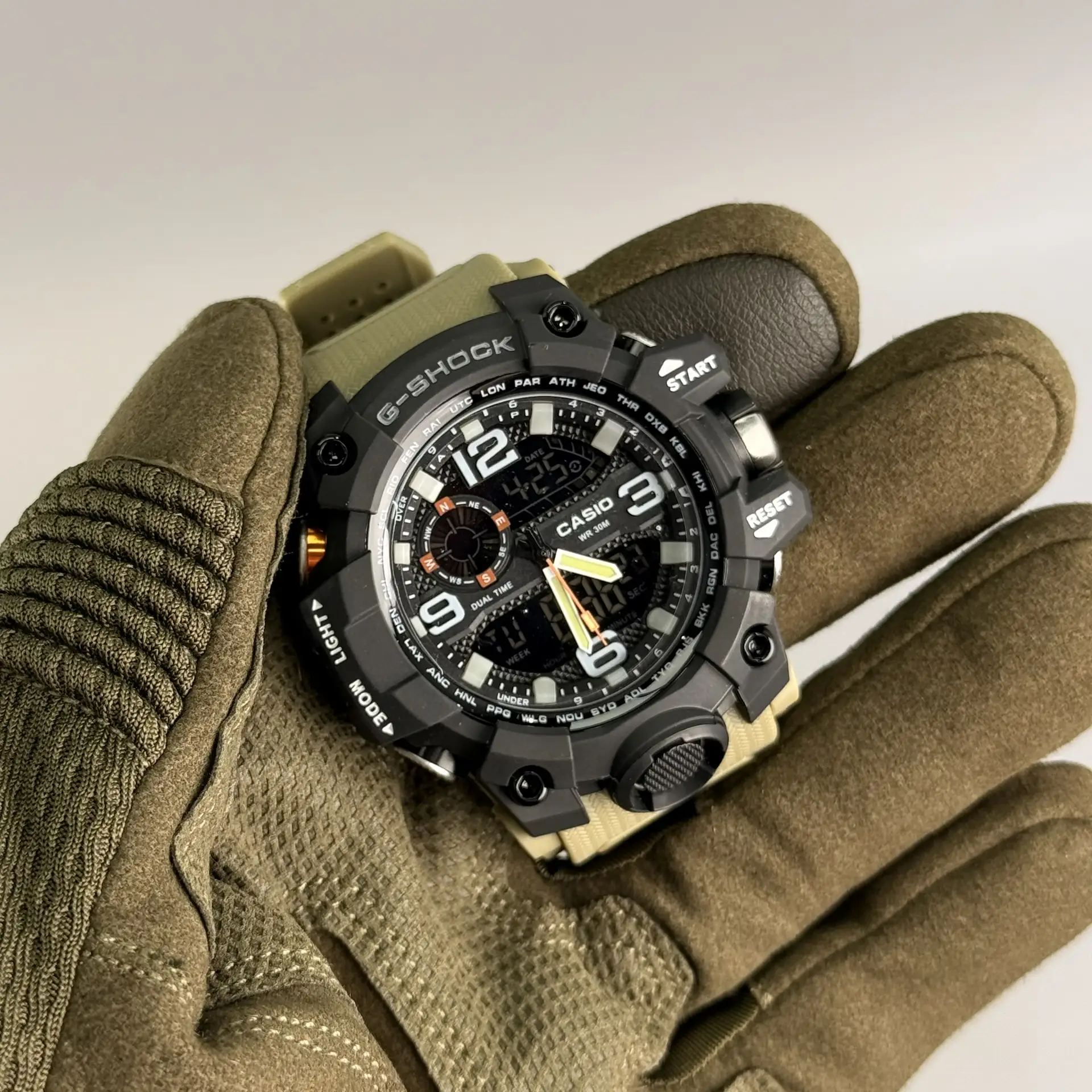 Тактические наручные мужские часы CASIO / replica