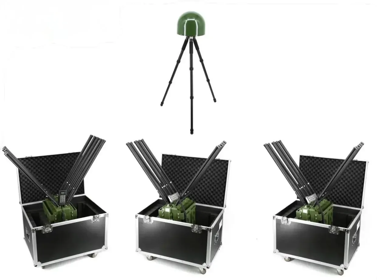 Комплекс РЭБ «СКАНИЯ D20» 1000W (100-6200 MHz / 300-6200 MHz /) + автоматический детектор-определитель купольного типа «сфера»