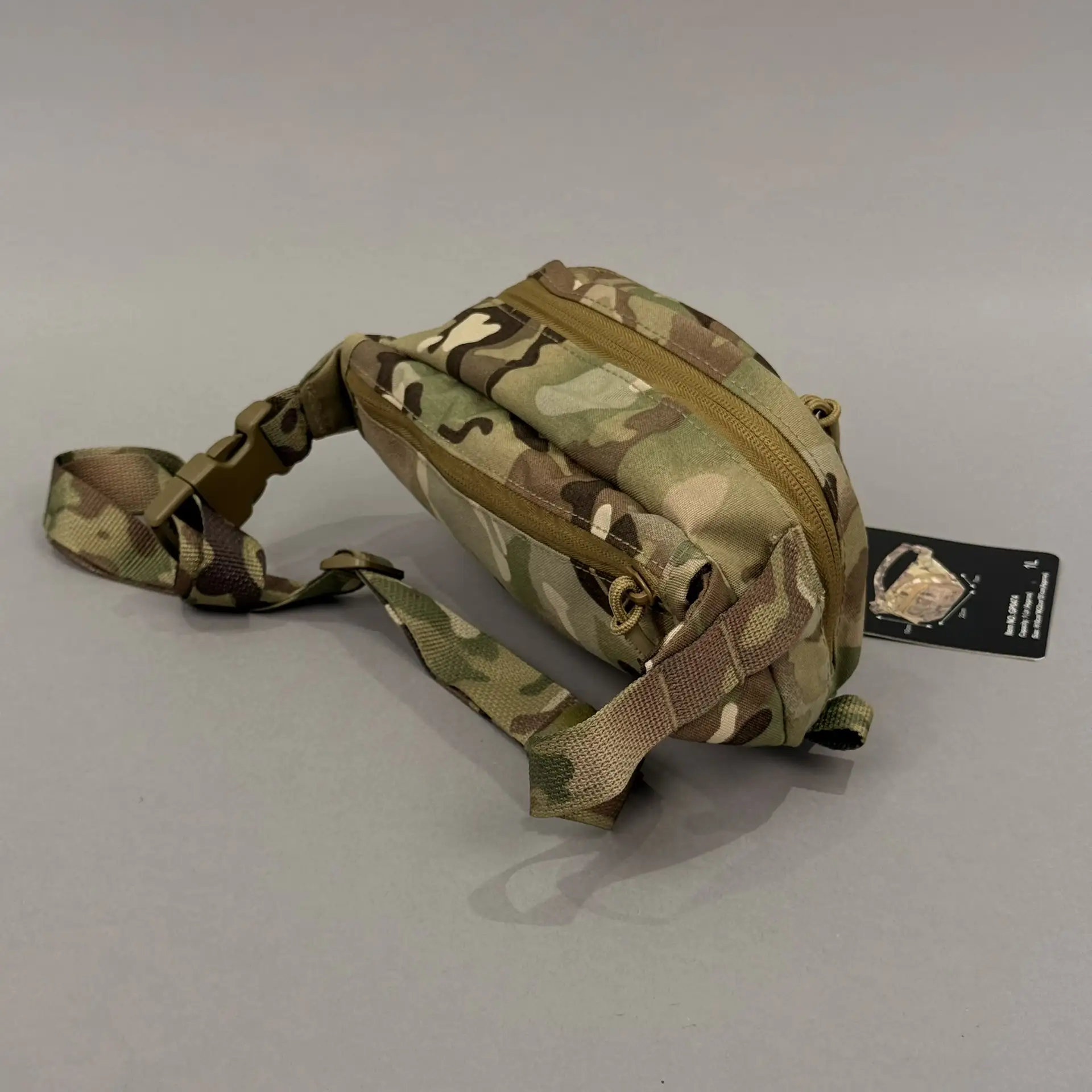 Сумка поясная GONGTEX Waist bag, в расцветке мультикам / MultiCam