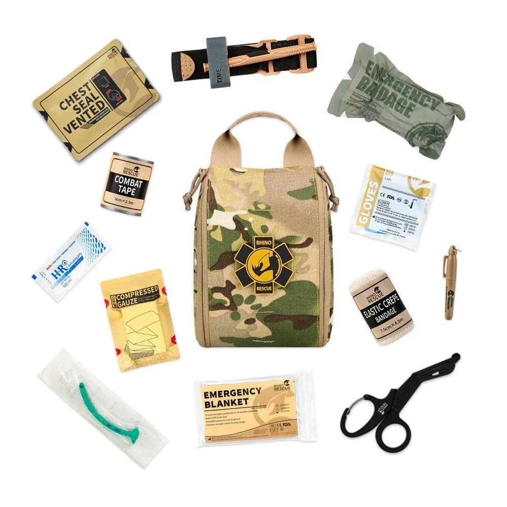 RHINO RESCUE: ТАКТИЧЕСКАЯ АПТЕЧКА IFAK 002М 12в1