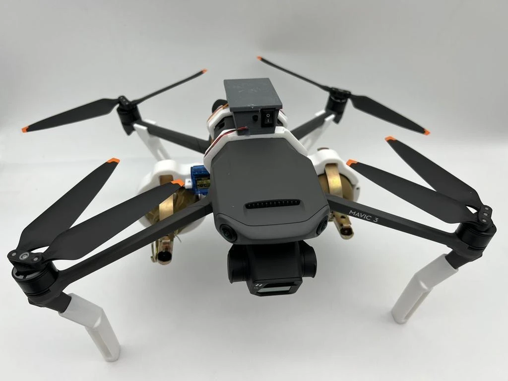 Двойная система сброса и доставки груза для квадрокоптера DJI Mavic 3 для 3-х разных размеров вог