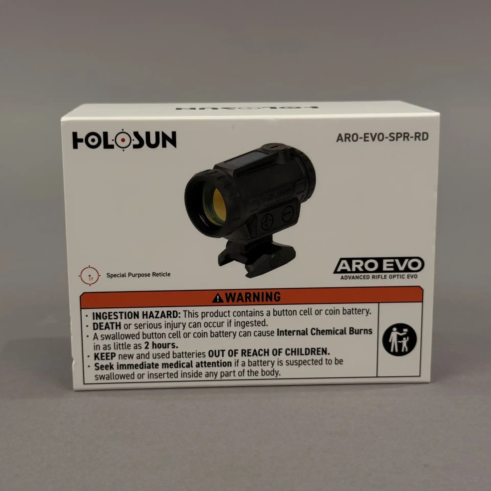 Коллиматорный прицел HOLOSUN ARO EVO SPR RD, SPR точка 1.5МОА + круг/точка 1.5/65МОА+3