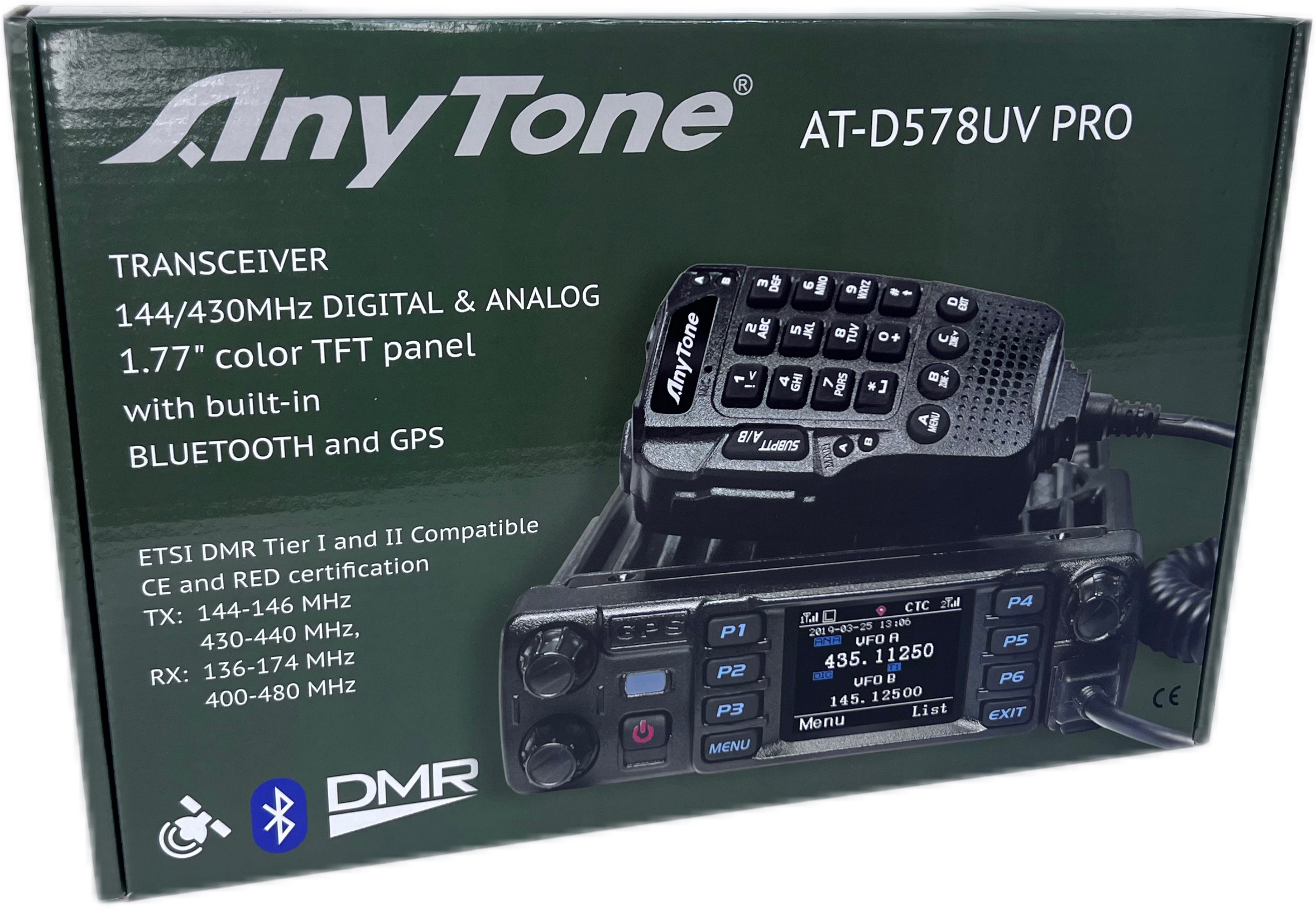 Автомобильная радиостанция Anytone AT-D578UV Pro