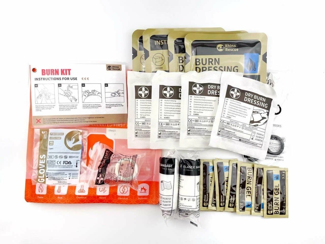 Набор для оказания первой помощи при ожогах «RHINO RESCUE» / Burn kit