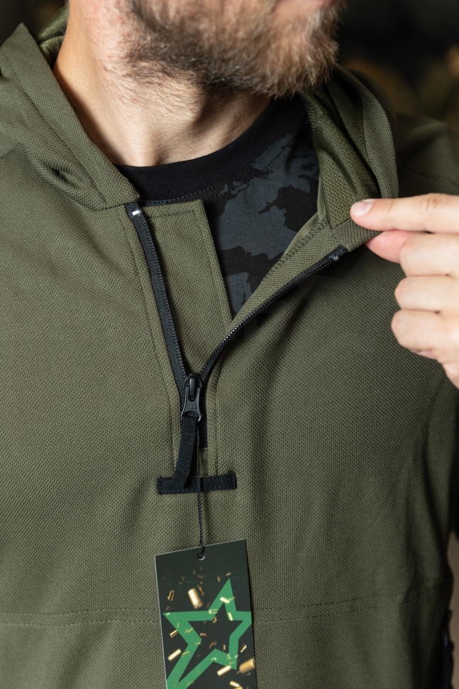 Толстовка-худи Helikon RANGE (Olive Green/Black, 2XL)