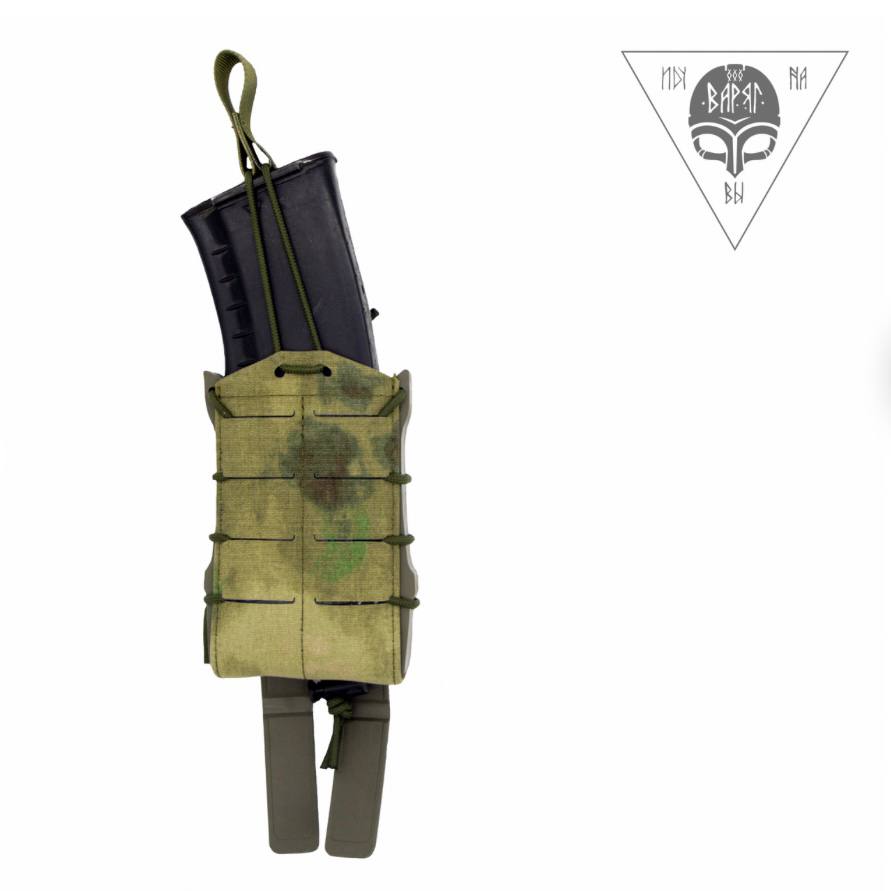 Подсумок штурмовой под 1 магазин АК (Варяг) (A-Tacs FG Camo / мох)