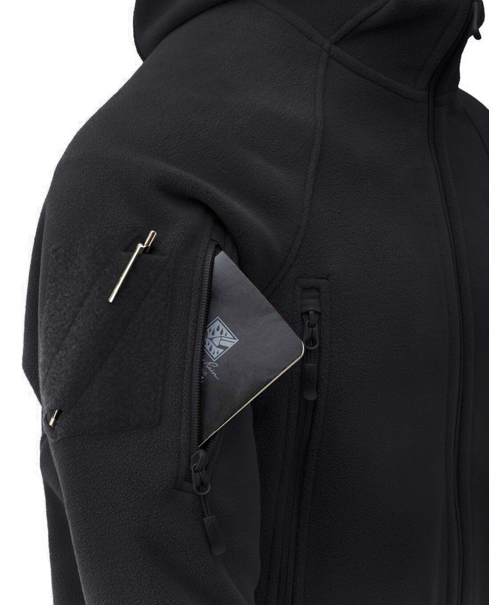 Куртка флисовая Helikon PATRIOT Mk 2 Hybrid (Black, M / Regular)