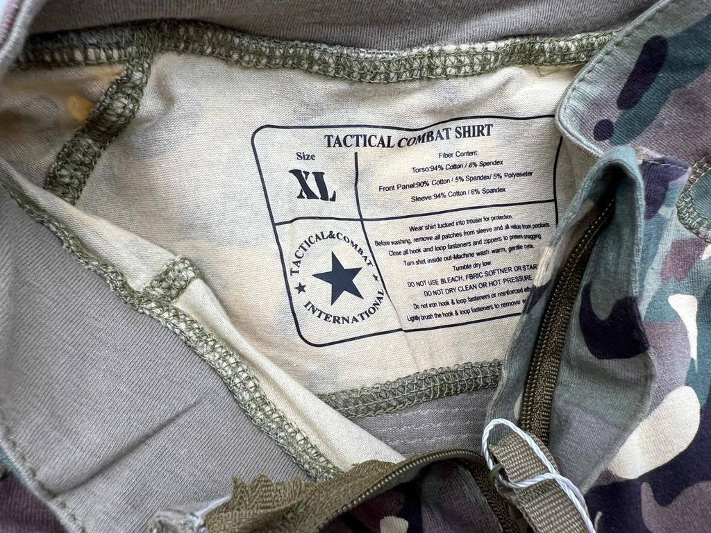 Футболка-поло с коротким рукавом "COMBAT TACTICAL" (мох, L)