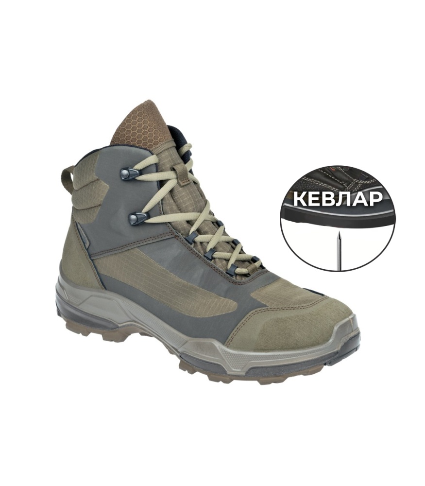 Ботинки "PRABOS" GREYMAN MID SUMMER, цвет Dark Green