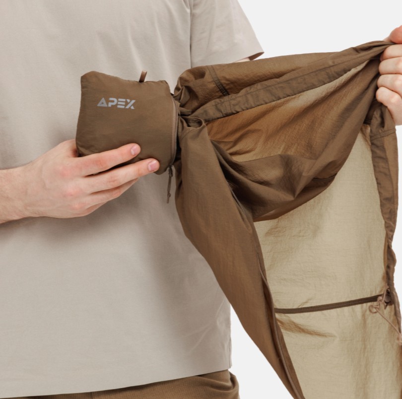 Ветровка Mistral APEX, цвет Mud Brown (M)