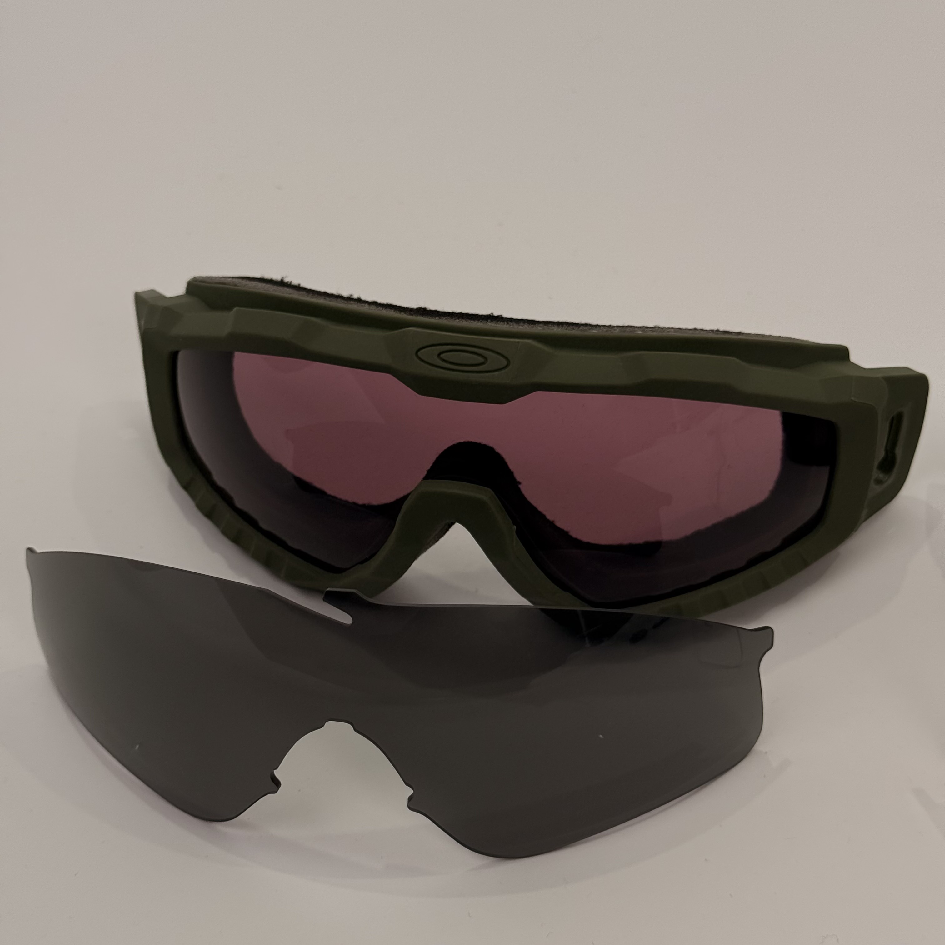 Очки защитные OAKLEY ALPHA 2в1 (Олива)