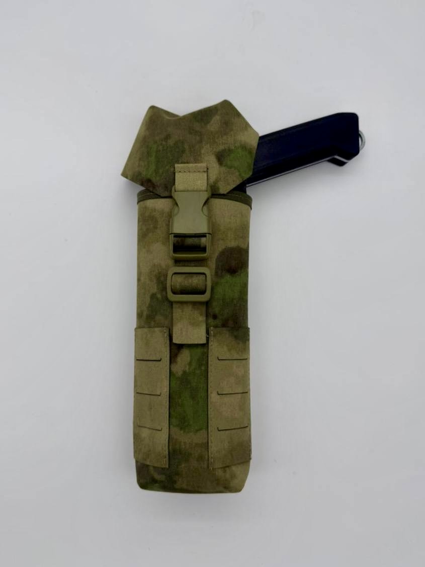 Кобура закрытая (Варяг) для ручного сеткомета ПАУК 30Б / тип А плоский (A-Tacs FG Camo / мох)