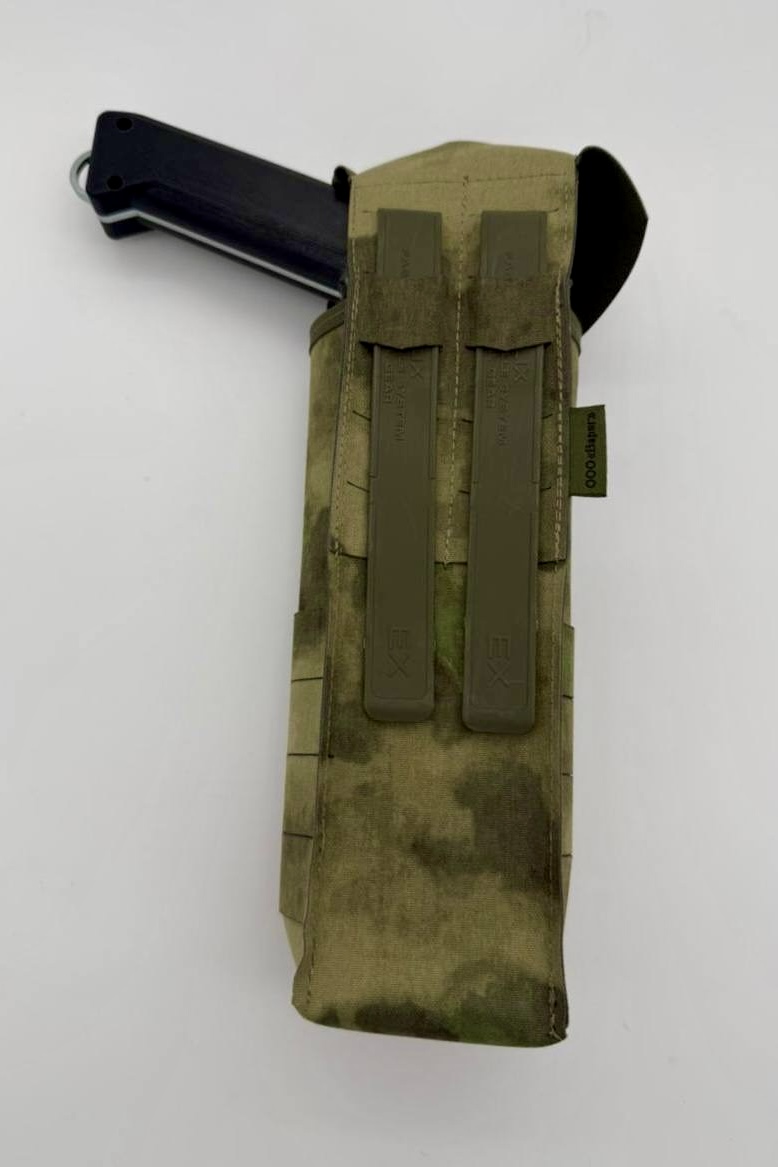 Кобура закрытая (Варяг) для ручного сеткомета ПАУК 30Б / тип А плоский (A-Tacs FG Camo / мох)