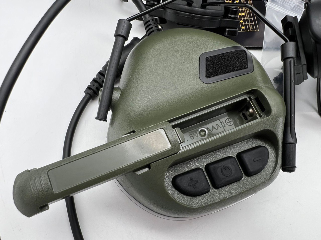 Активные наушники HEADSET V COMMUNICATION (Олива (поворотные пауки))