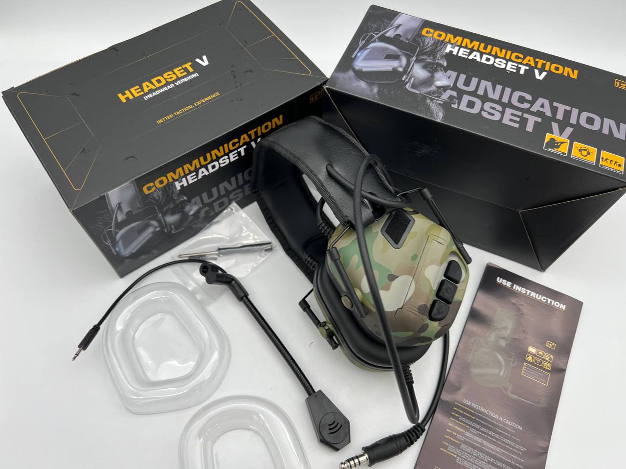 Активные наушники HEADSET V COMMUNICATION (Мультикам (оголовье))