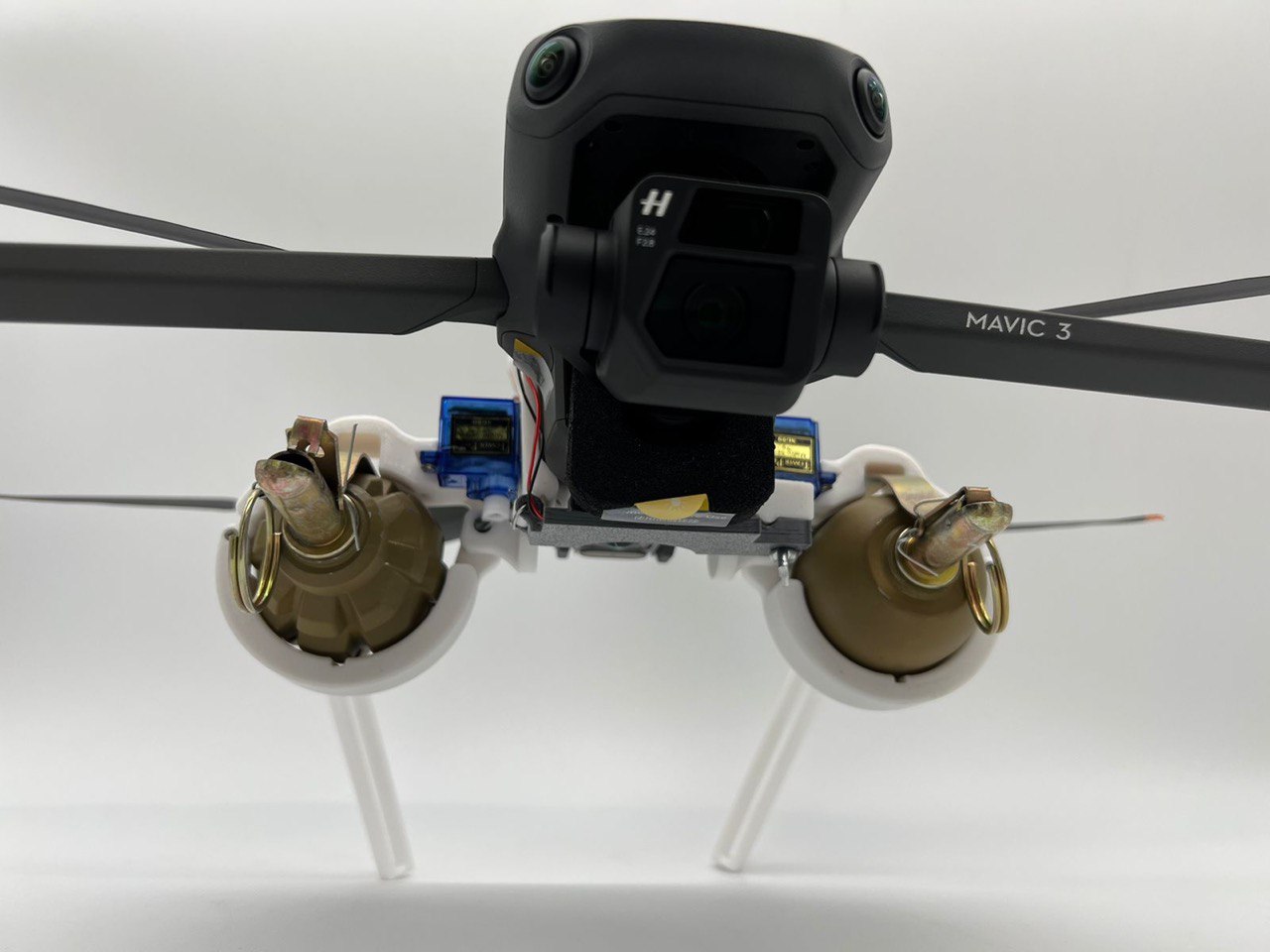 Двойная система сброса груза с проставками для квадрокоптеров DJI Mavic 3