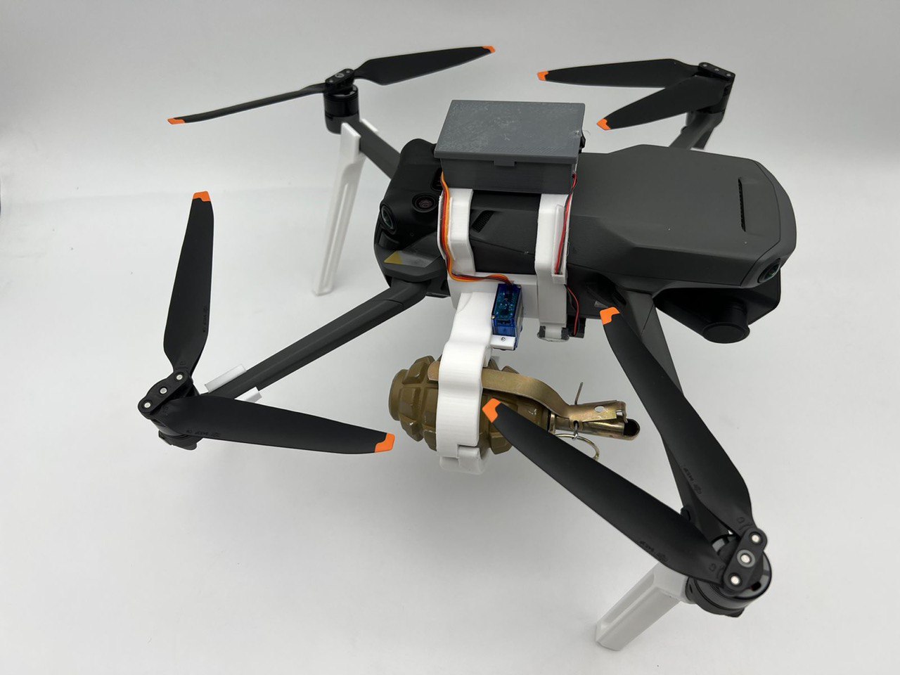 Двойная система сброса груза с проставками для квадрокоптеров DJI Mavic 3