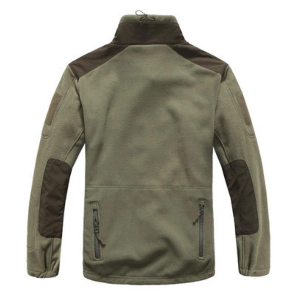 Кофта флисовая "Shark Skin" без капюшона, цвет олива