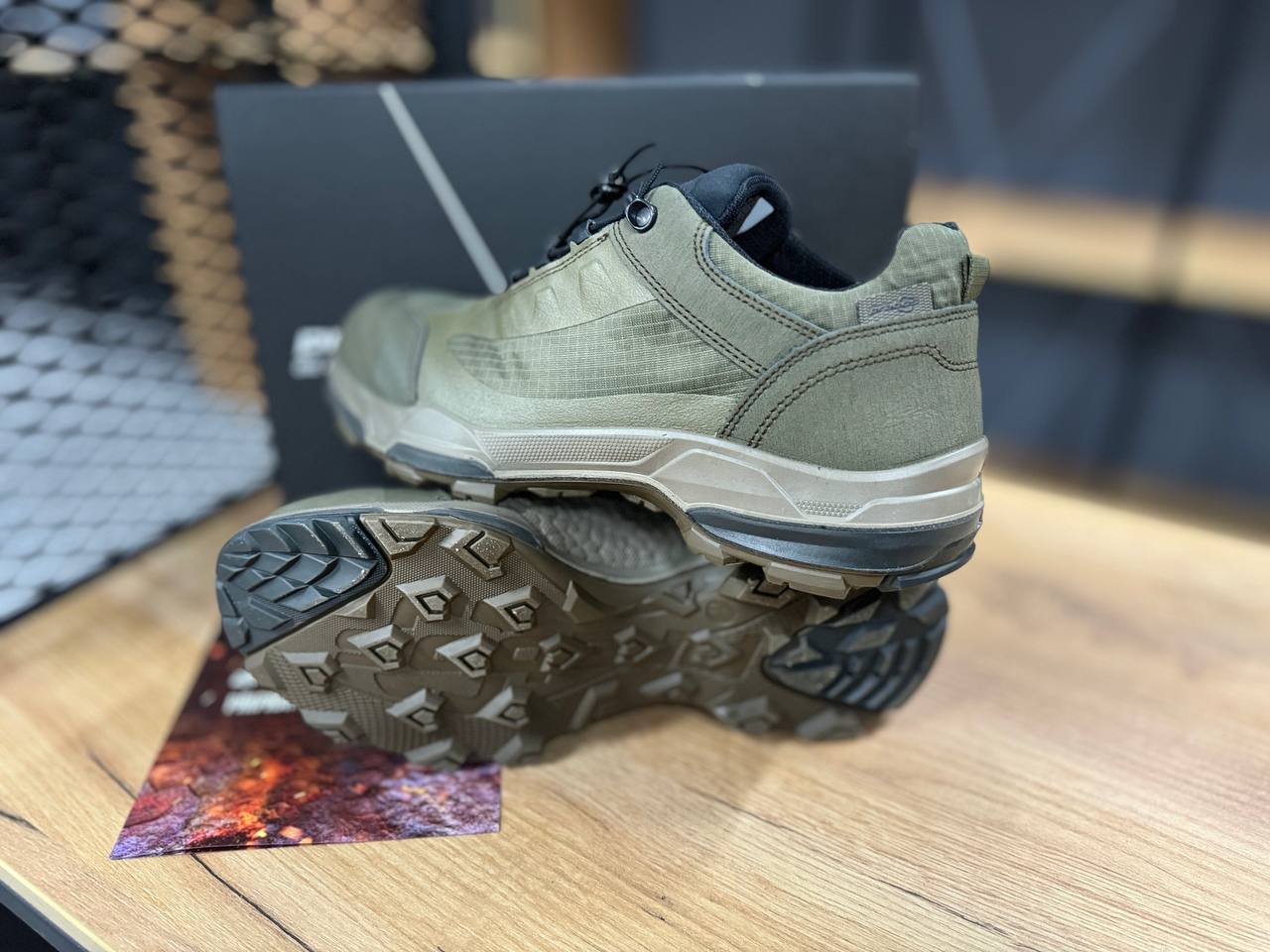 Ботинки "PRABOS" GREYMAN LOW SUMMER, цвет Dark Green (44 (280-285мм)