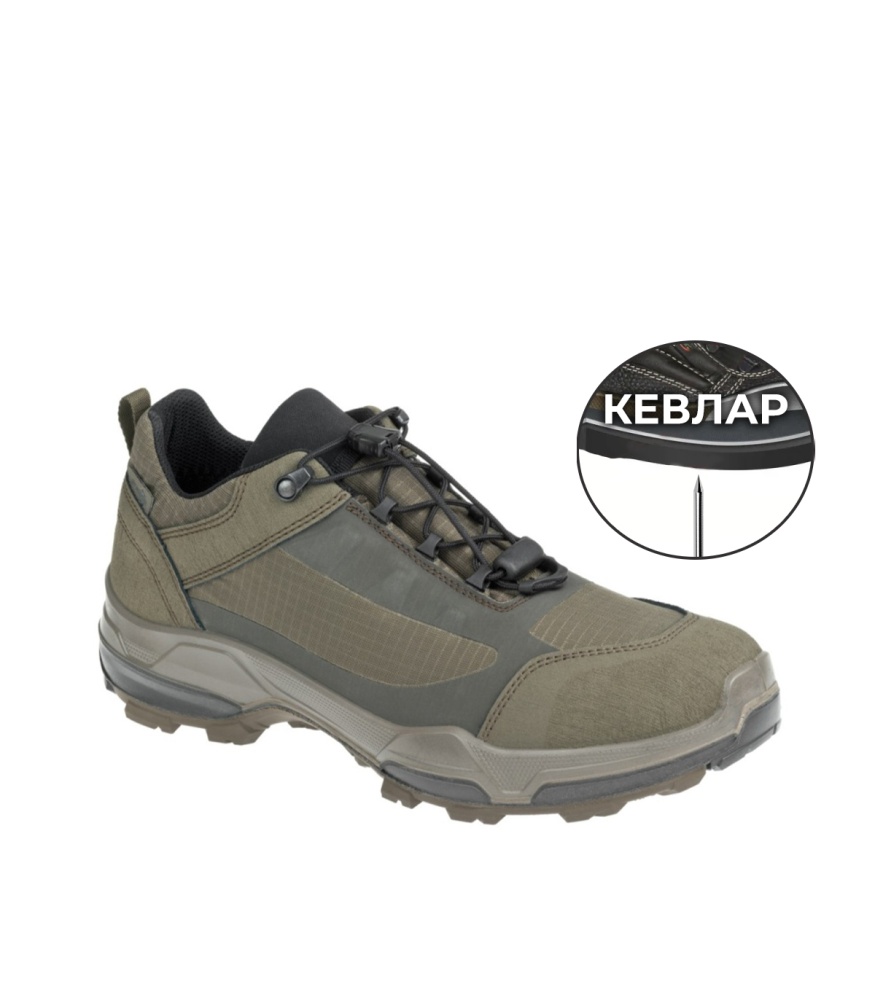 Ботинки "PRABOS" GREYMAN LOW SUMMER, цвет Dark Green (45 (285-290мм)