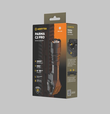 Фонарь тактический Armytek Parma C2 Pro (белый 1500 люмен)