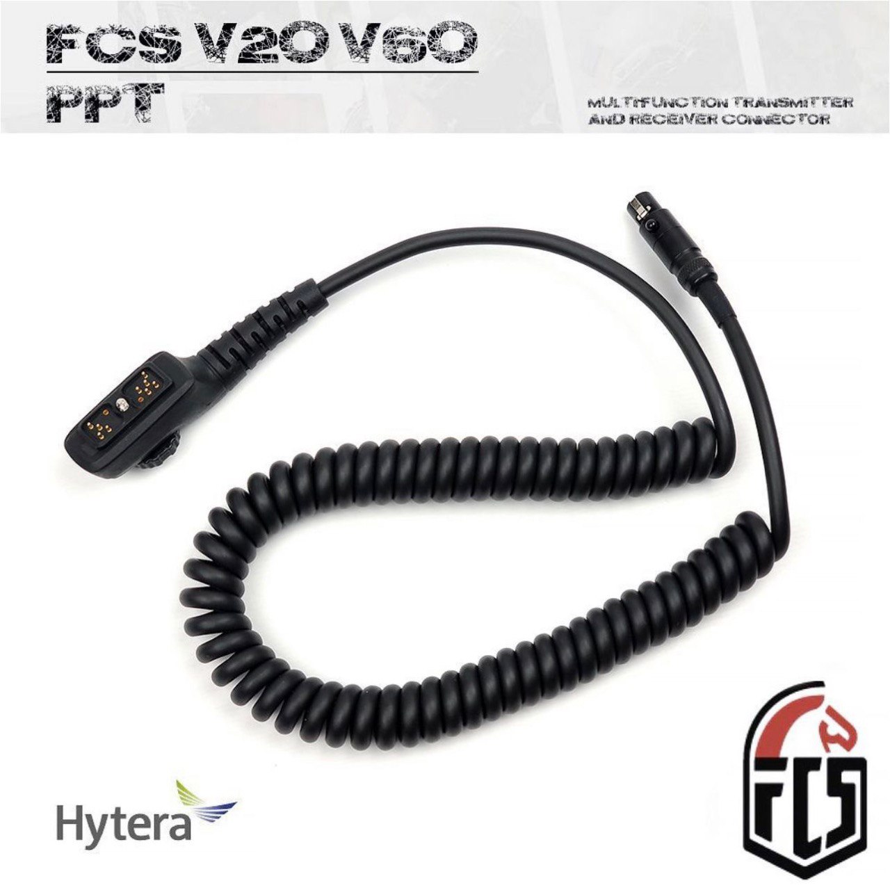 Адаптер подключения кнопок PTT FCS V20 и V60 к радиостанциям Hytera