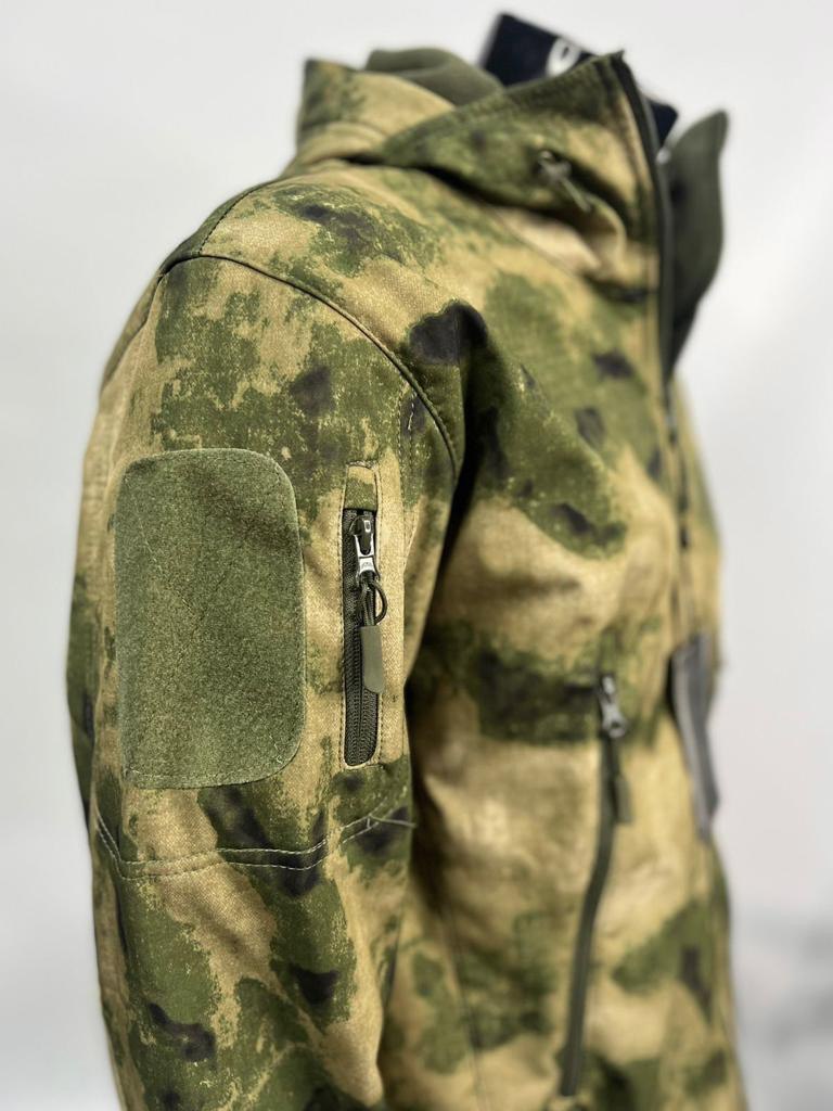 Костюм тактический демисезонный «ESDY» SOFTSHELL / Софтшел (мох, 3XL (54-56))