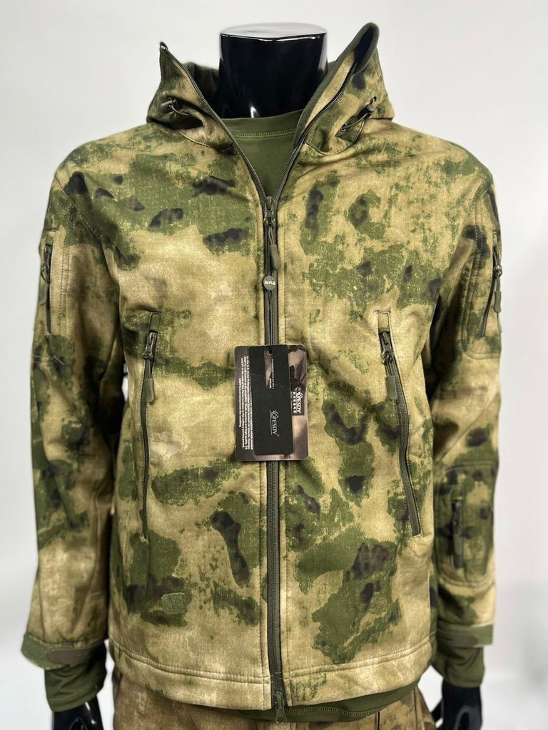 Костюм тактический демисезонный «ESDY» SOFTSHELL / Софтшел (мох, L (48-50))