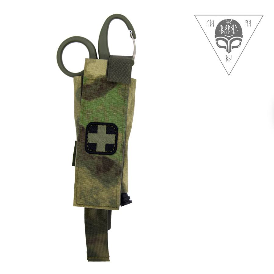 Медицинский подсумок под турникет (Варяг, без наполнения) (A-Tacs FG Camo / мох)