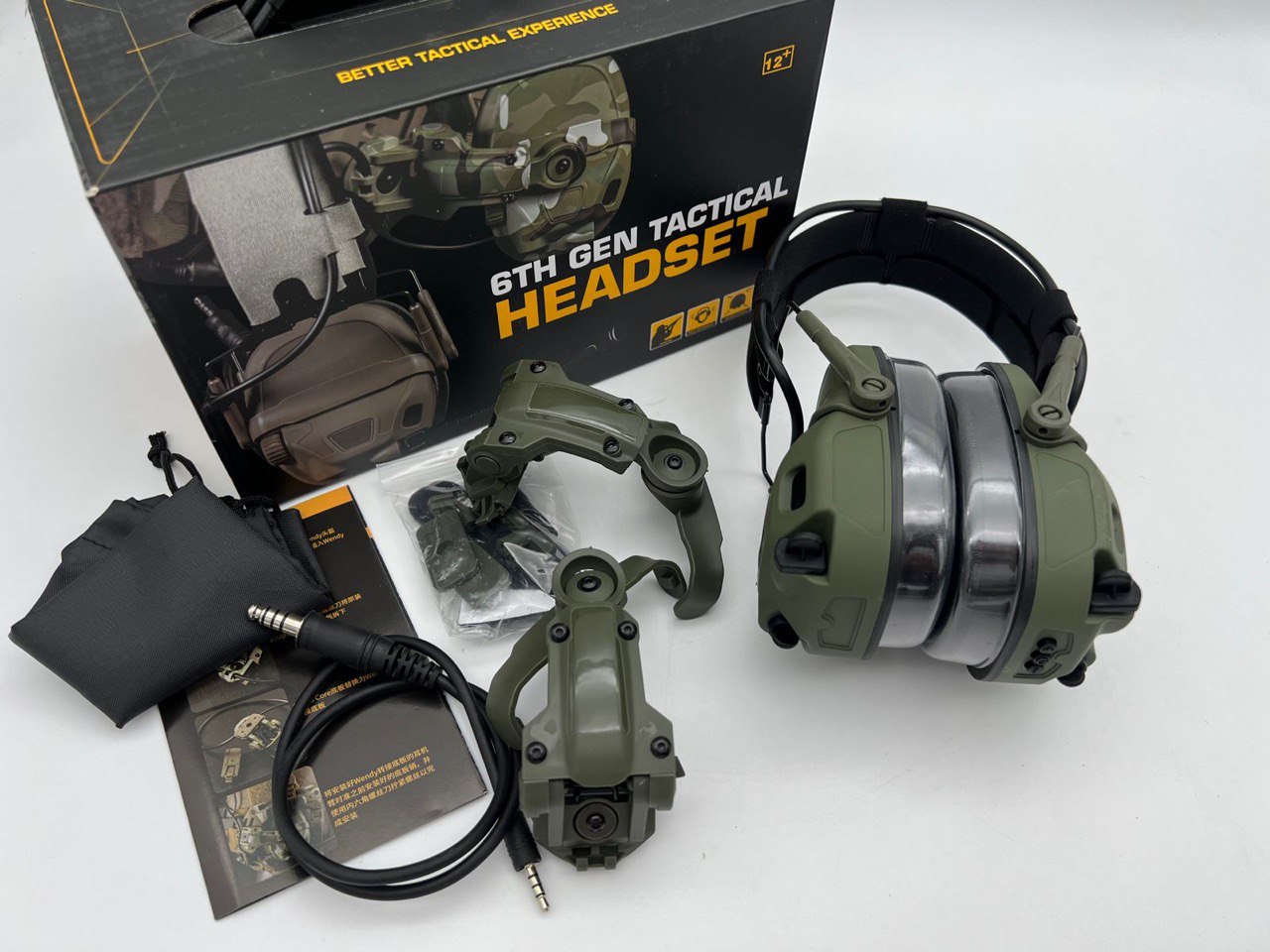 Активные наушники 6TH GEN TACTICAL HEADSET