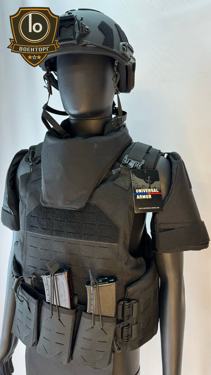 Бронежилет "UNIVERSAL ARMOR" (черный original)
