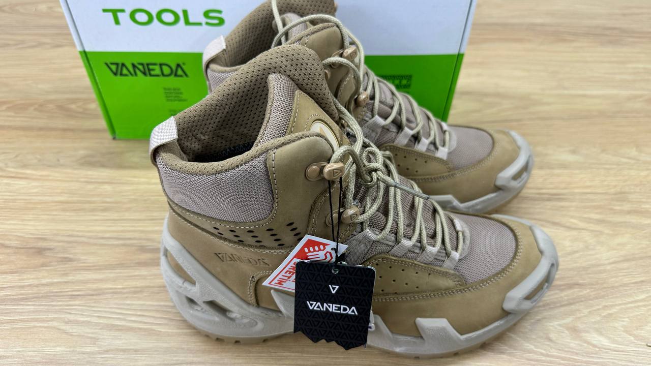 Ботинки "VANEDA" V-Clutch 1192, Pro On Duty Mid Bot (46 (298-304мм), Tan / песочный)