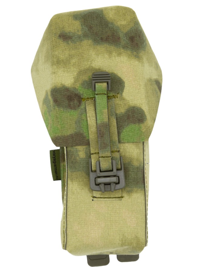 Закрытый подсумок под 2 магазина АК (Варяг) (A-Tacs FG Camo / мох)