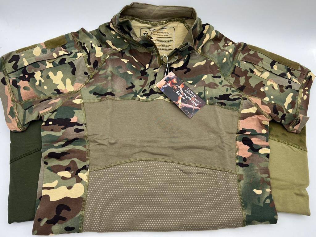 Футболка-поло с коротким рукавом "COMBAT TACTICAL" (мох, M)