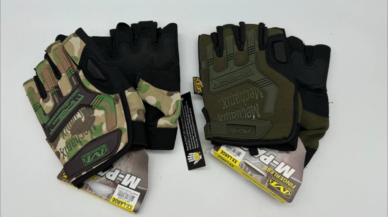 Перчатки тактические «MECHANIX M-PACT» беспалые (мультикам, L)