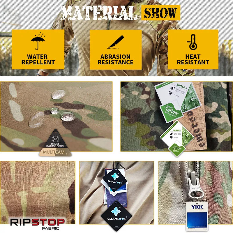 Рубашка боевая EmersonGear Upgraded Gen3 Combat Shirt (Multicam, XL)