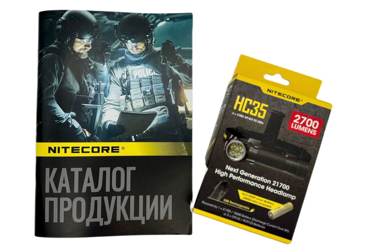 Налобный фонарь Nitecore HC35 2700 люмен