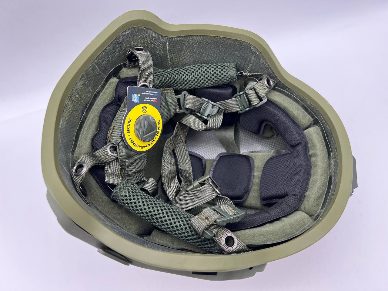 Шлем КЕВЛАР SENTRY тактический полуухий с системой Венди (Олива, 1.75 кг, 25.5 см, 22 см)