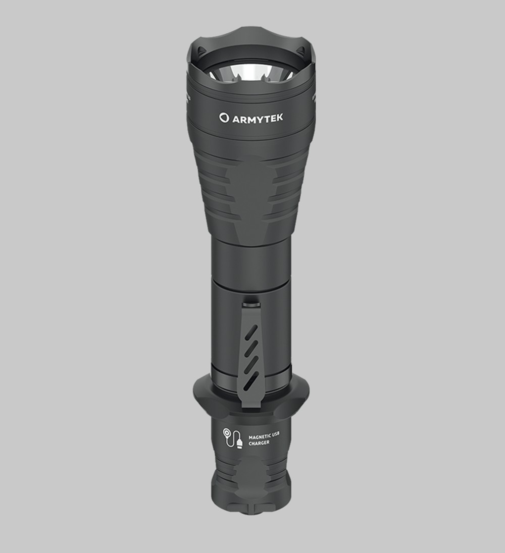 Фонарь тактический Armytek Predator Pro Magnet USB White Extended Set