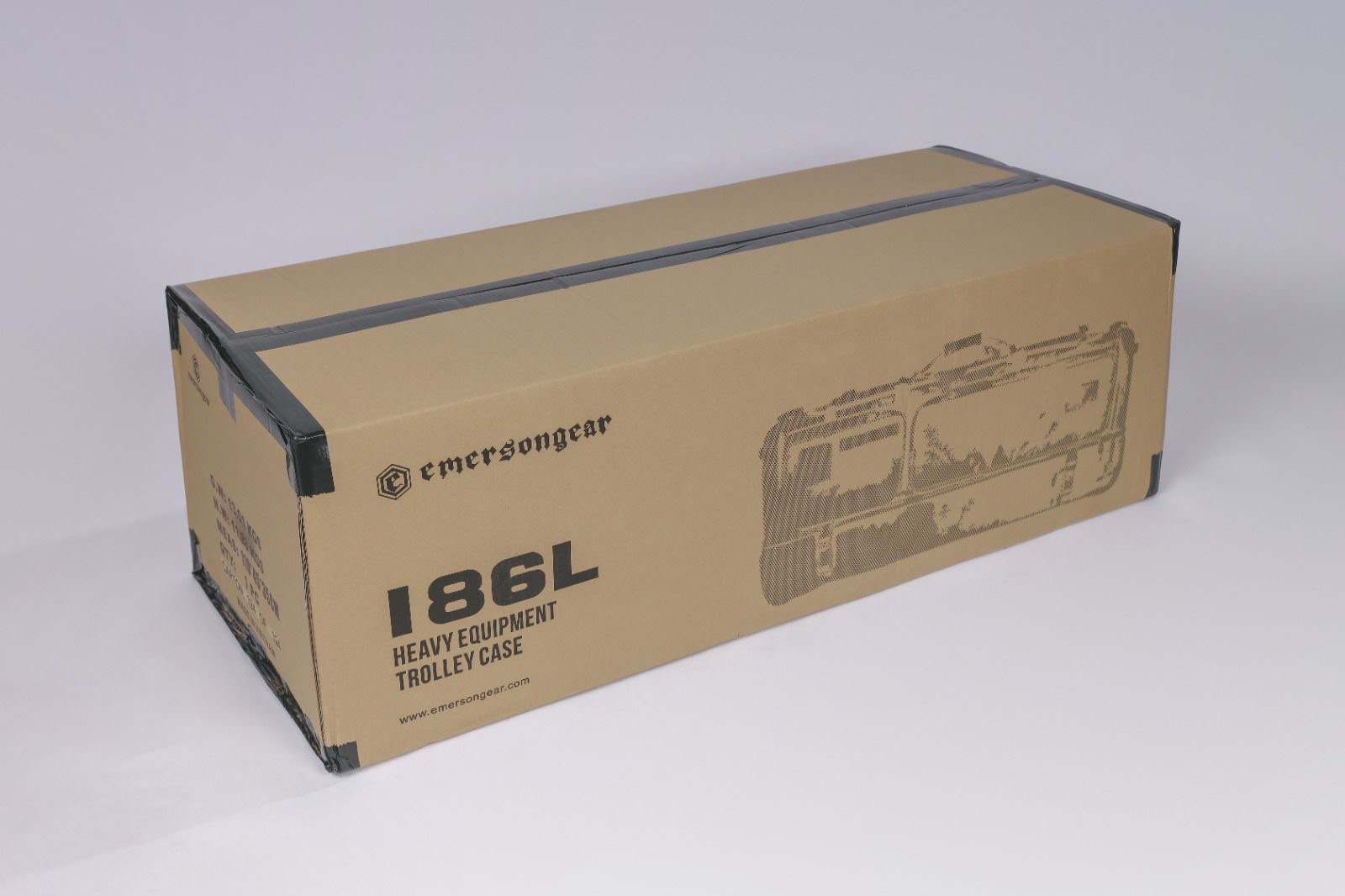Cумка тактическая на колесах Emersongear (Эмерсонгир) 186 литров, цвет coyote/койот
