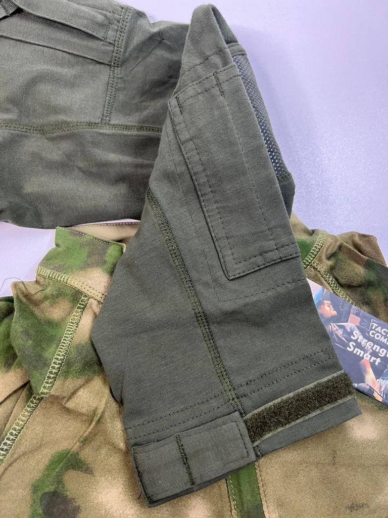 Футболка-поло с длинным рукавом "COMBAT TACTICAL" (мох, 2XL)