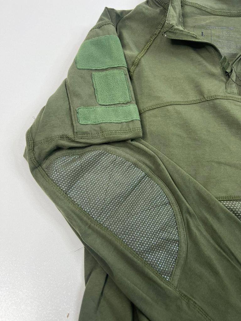 Футболка-поло с длинным рукавом "COMBAT TACTICAL" (мультикам, M)