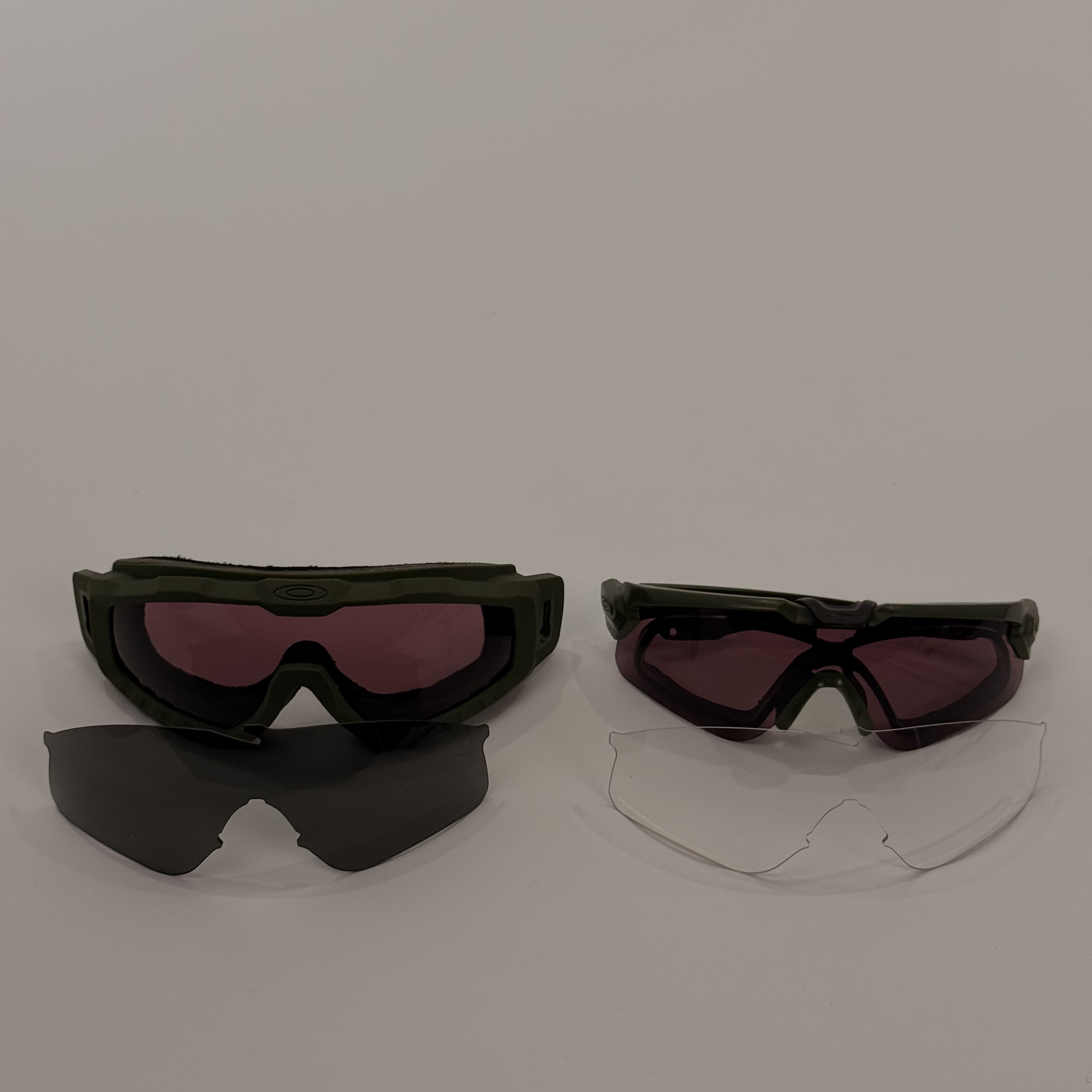 Очки защитные OAKLEY ALPHA 2в1 (чёрный)