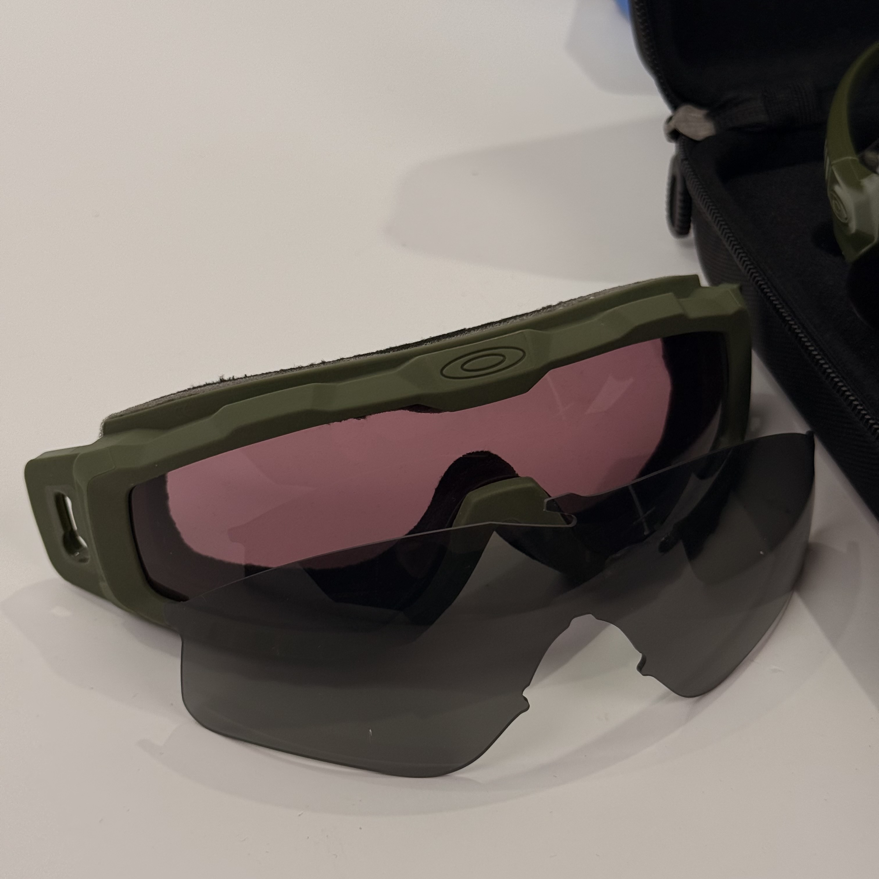 Очки защитные OAKLEY ALPHA 2в1 (чёрный)