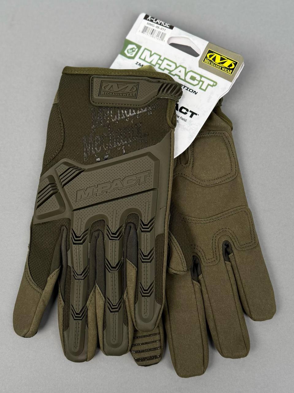 Перчатки тактические MECHANIX M-Pact / new (олива, XL)