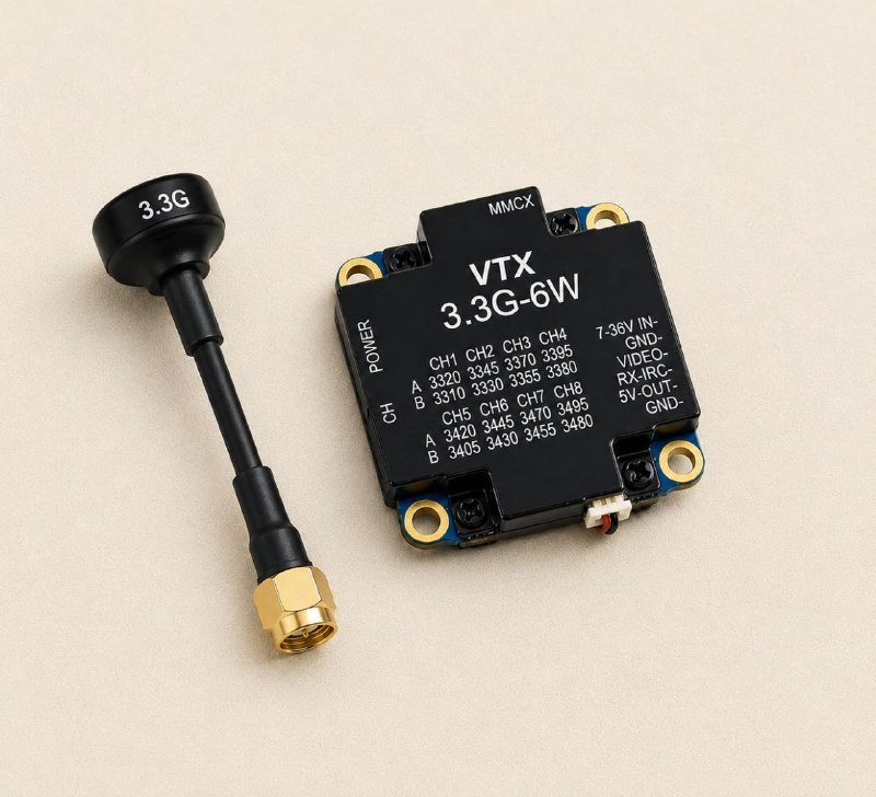 Видеопередатчик Kimpok KP-T3360 3.3GHz 6W 8CH | Опт | Безнал | ЭДО