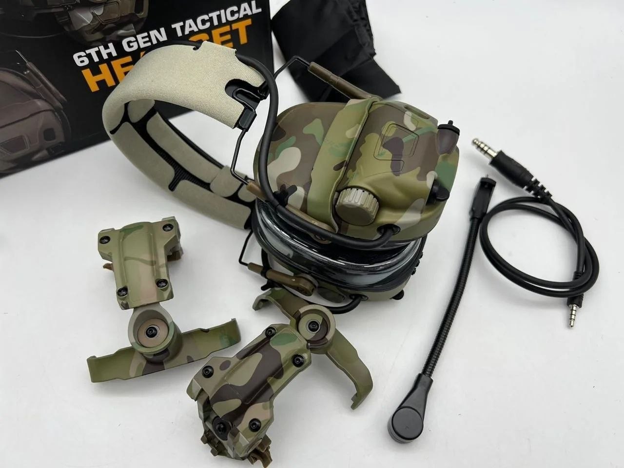 6TH GEN TACTICAL HEADSET — тактическая гарнитура с активным шумоподавлением