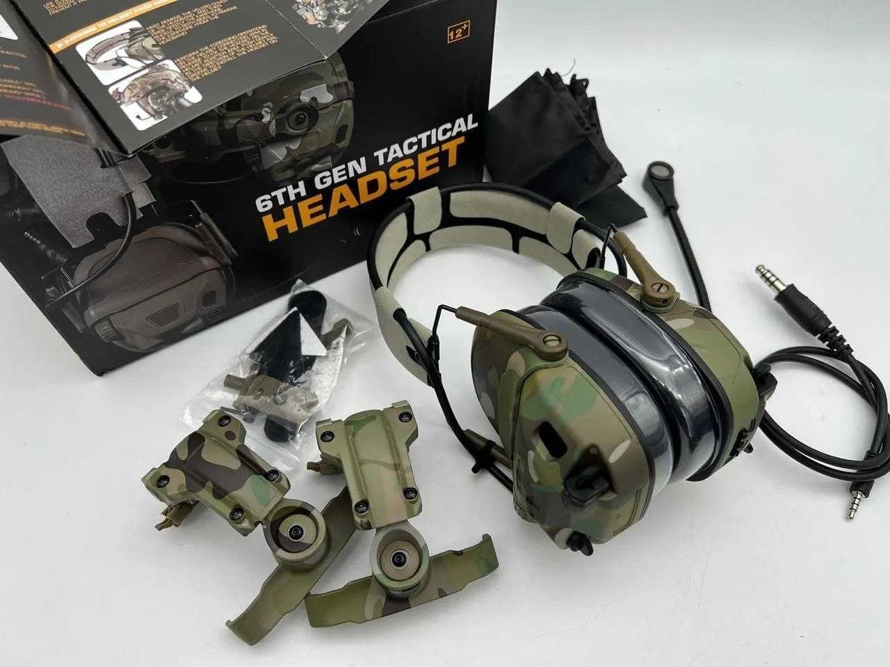 6TH GEN TACTICAL HEADSET — тактическая гарнитура с активным шумоподавлением